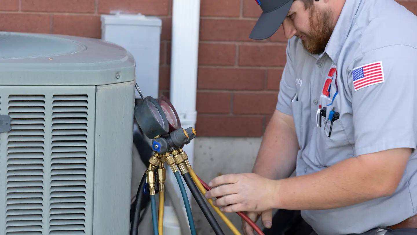 HVAC Repairs In Progress In Ogden, Ut HVAC Repairs In Progress In Ogden, Ut
