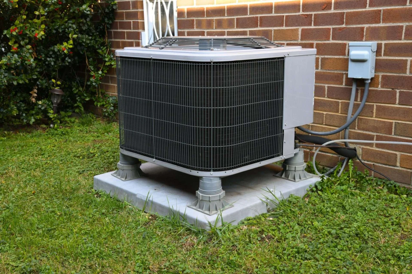 An Exterior Hvac Unit At An Ogden, Ut, Home