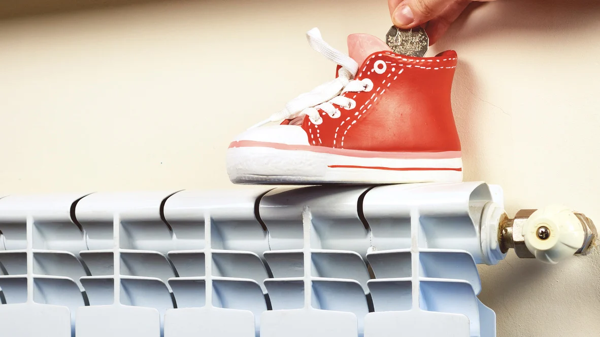 Ogden customer puts money in little shoe on radiator to save for better HVAC system