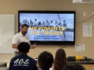 Kristopher has a heart for the trades and for kids.